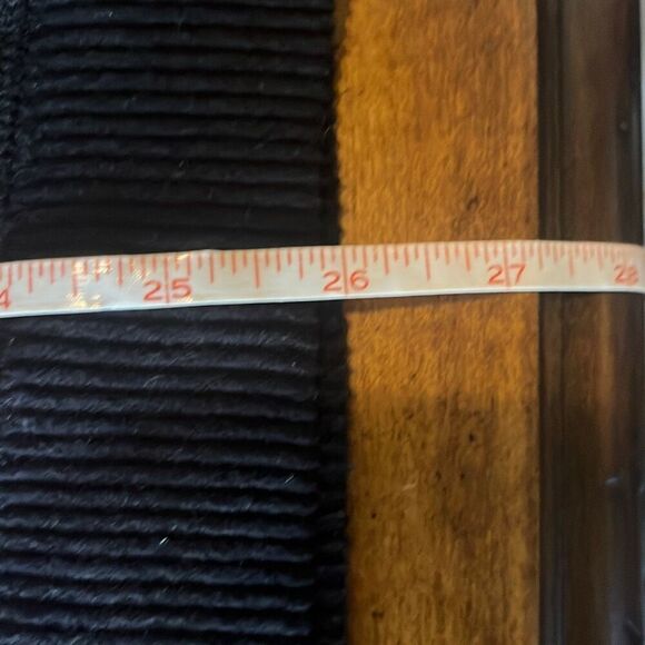 Lucky Brand Sm Black Pullover Crochet Knit Crewneck Sweater Minimalist Stretch - Picture 9 of 9